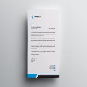 信息科技企业信封设计模板v1 Letterhead