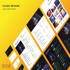 简约风简历&企业名片设计模板合集下载 Simple Resume + Bussiness Card