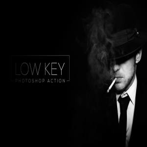 暗色调照片效果 PS 动作 Low Key Photoshop Action