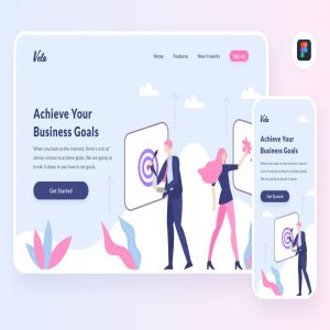 项目任务计划主题APP&Web设计矢量插画[Figma&SVG] Vela mission illustration (Figma, SVG)