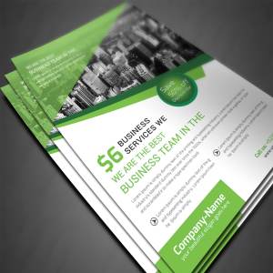 企业商务合作项目推广海报设计模板 Corporate Business Flyer Template