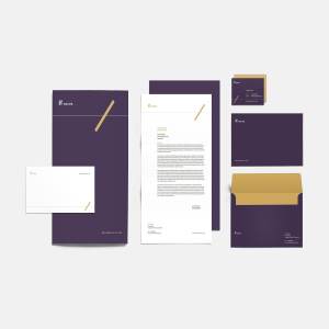 现代专业极简的建筑企业形象VI设计模板 Architecture Corporate Identity [indd]