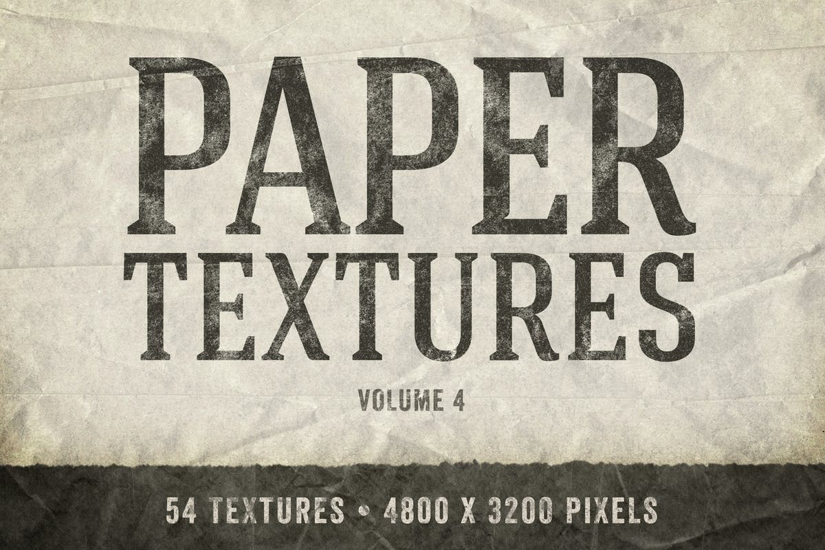 复古艺术纸质纹理套装Vol.4 Paper Textures Pack Volume 4