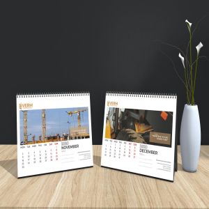 2020年建筑主题台历&挂墙日历表设计模板 Construction Wall & Table Calendar 2020插图15