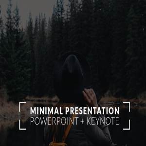 100页企业或者个人多用途 Powerpoint & Keynote 幻灯片模板 Minimal Presentation