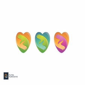 爱心之手慈善互助组织机构创意Logo设计模板 Caring – Logo Template插图4