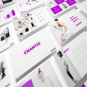 时尚品牌策划PPT幻灯片模板 Fashion Powerpoint Template