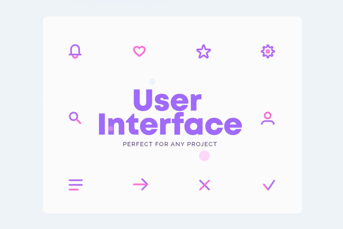 电子商务网站用户中心图标集 UICONS – Complete User Interface Icons Pack