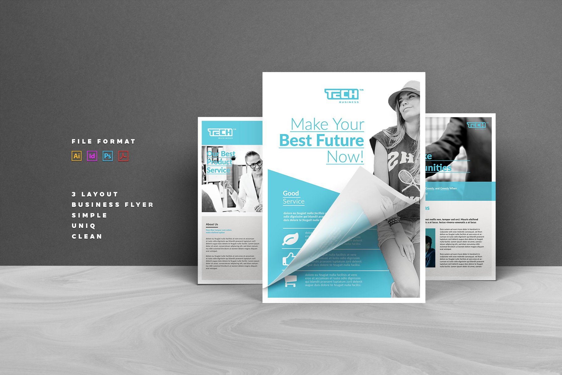 经典实用商业广告传单模板 Ads Flyer