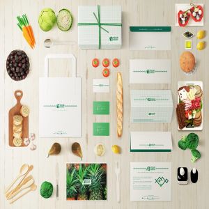 食品品牌VI视觉体系设计预览样机套件 Food Market Identity Branding Mockups插图3