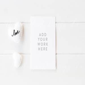 情人节主题贺卡卡片样机 3 x card mockups – Valentines – Jpeg