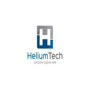 创意字母Logo模板系列之字母H Helium Tech Letter H Logo插图1