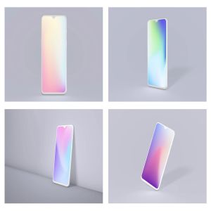 一加安卓手机OnePlus 7手机样机模板套装 OnePlus 7 Clay Android Mockup Bundle