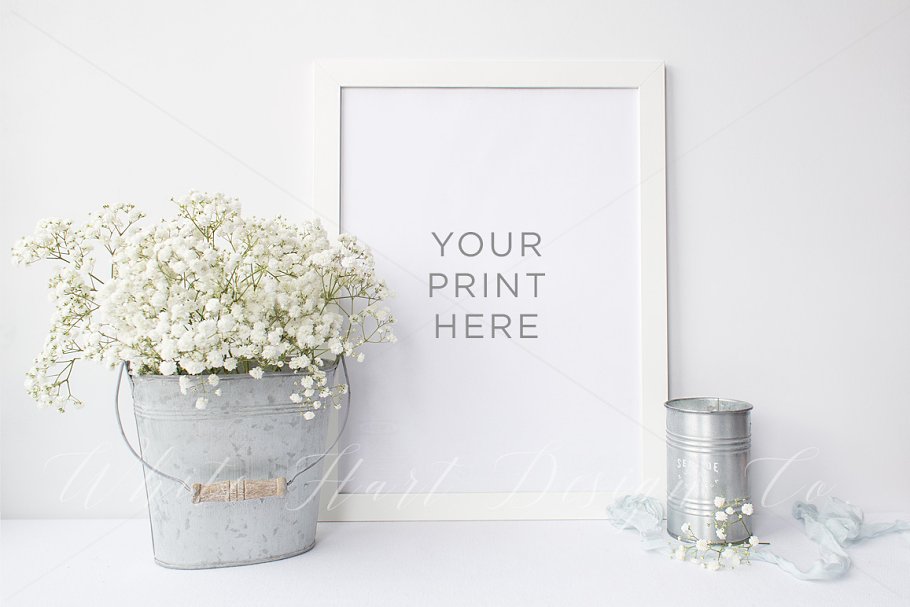 30×40厘米规格相框样机 30x40cm Frame mock up – Jpeg ONLY