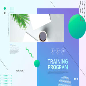 学习培训计划教育网站主页设计模板套装[PSD]