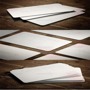 高品质的高端名片样机展示模型mockups