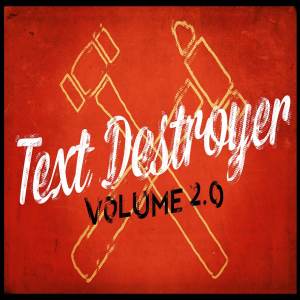 复古印刷做旧效果图层样式 Text Destroyer Vol. 02插图1