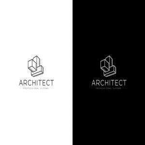 建筑品牌抽象图形Logo设计模板 Architect Structure Logo插图2
