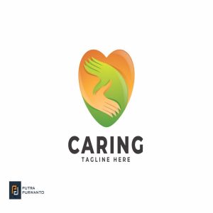 爱心之手慈善互助组织机构创意Logo设计模板 Caring – Logo Template插图2