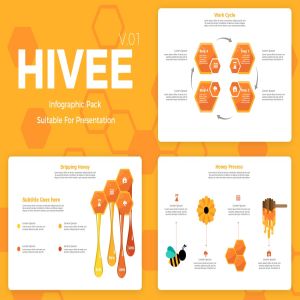可视化数据统计分析信息图表矢量模板素材V1 Hivee v1 – Infographic