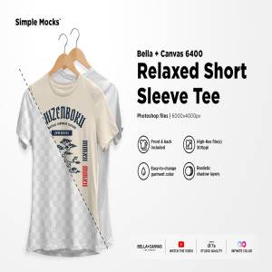 女式潮流休闲印花T恤样机