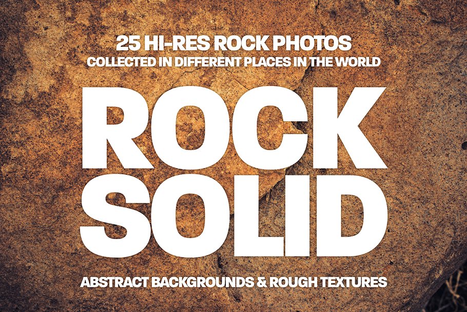 高清自然真实岩石石头照片素材 Rock Solid – Rock & Stone Collection