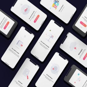 无数据空白界面手机应用UI套件 Empty State Mobile UI Example