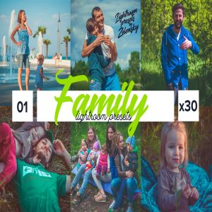 家庭生活照片后期处理调色滤镜LR预设 Family Lightroom Presets by Zelensky