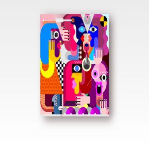 抽象人物手绘矢量插画素材 People