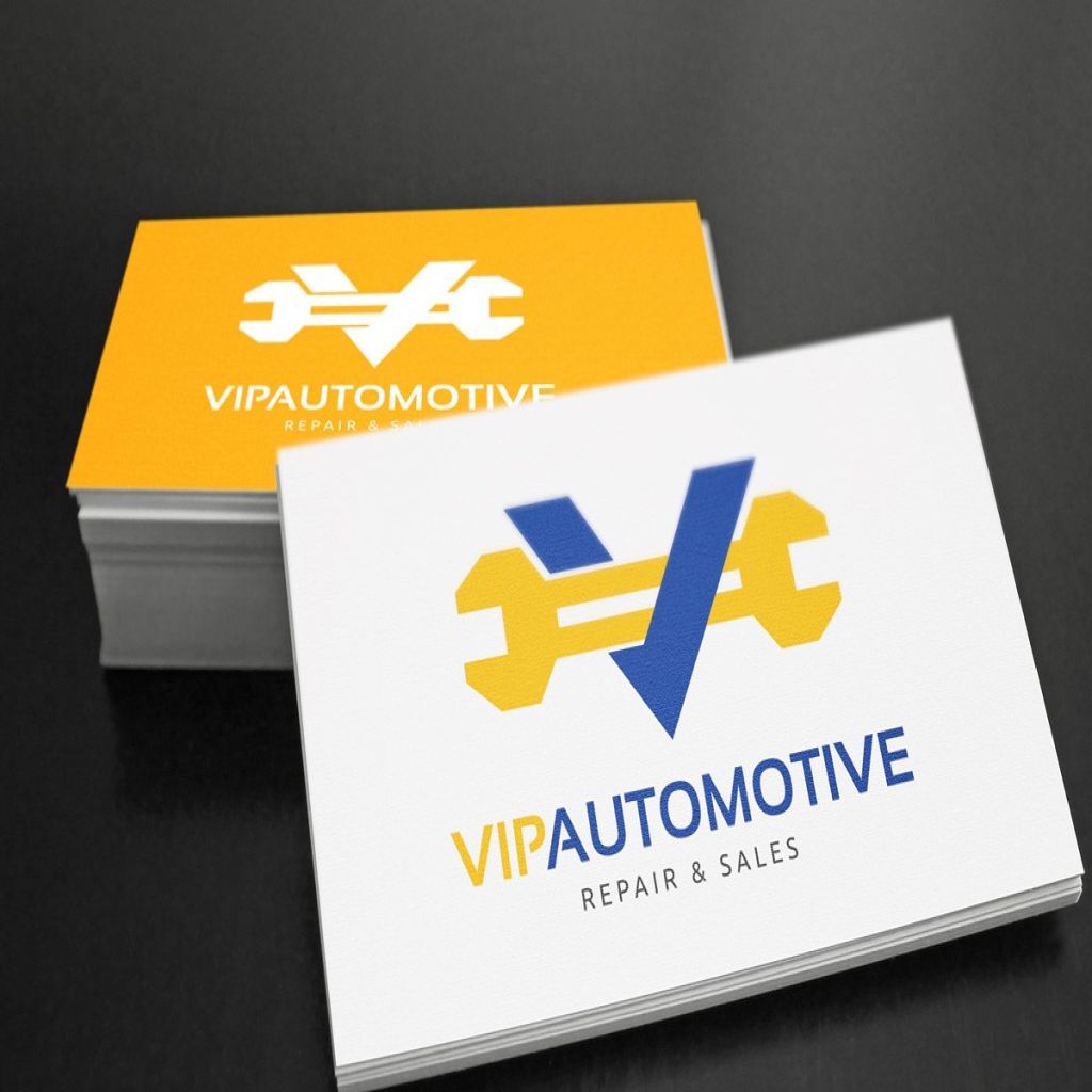 汽车行业VIP贵宾会员 Logo 模板 VIP Automotive Logo插图