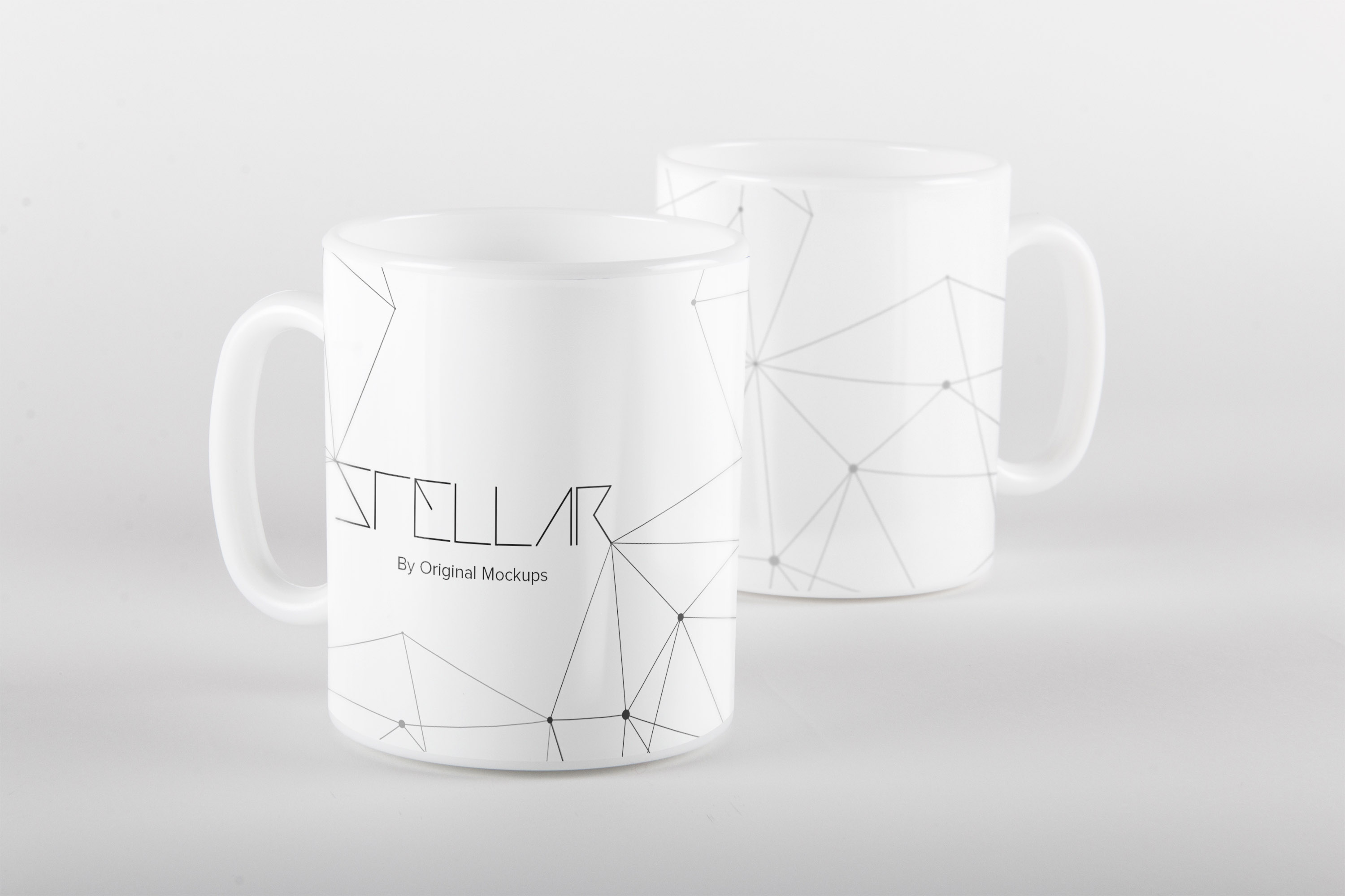 马克杯陶瓷杯外观图案设计效果图样机03 Mug Mockup 03