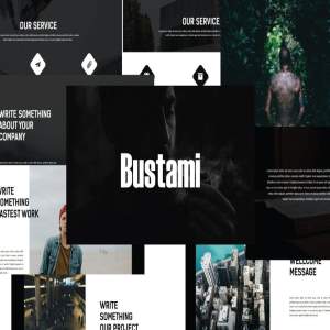 超酷简约风PPT模版下载[pptx]