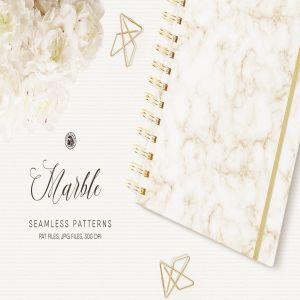 12款高档大理石肌理纹理素材 Seamless Marble Patterns
