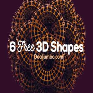3D抽象图形集 6 Free Abstract 3D Shapes 3