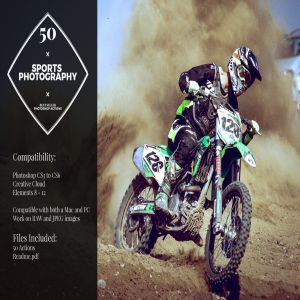 50款运动摄影照片后期处理LR调色预设 50 Sports Effect Photoshop Actions