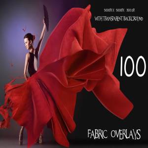 100款深红色织物透明背景叠层 Fabric