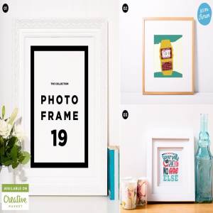 超级相框相片展示样机模板合集 Photo frame mockup collection pack