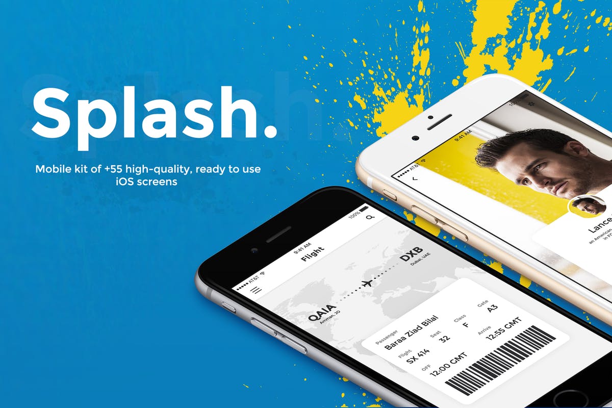 资讯/社交/电商综合APP应用UI套件 Splash UI Kit