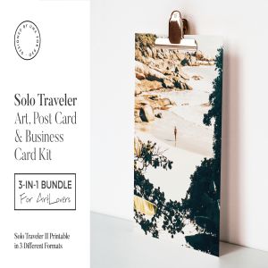 SOLO旅行者水彩插画办公文具设计套装II Solo Traveler II Art & Stationary Kit