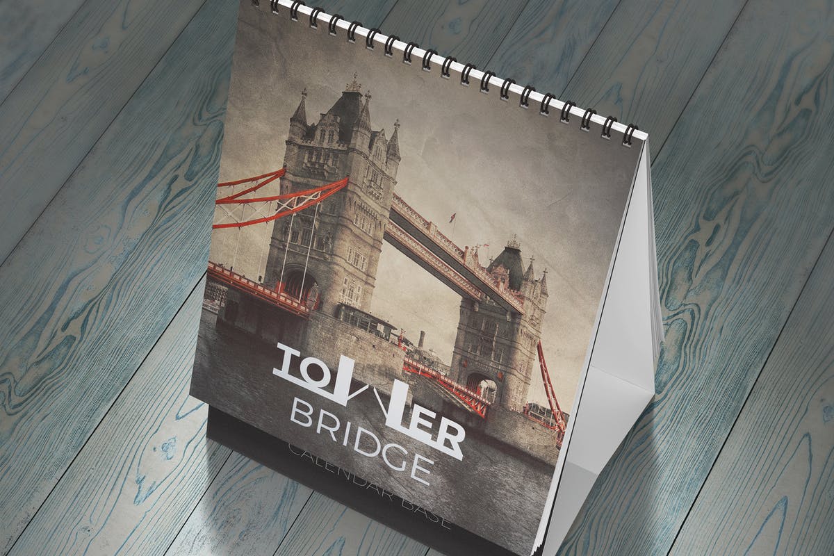 桌面日历设计展示样机模板v3 Desk Calendar Mock-Up vol.3