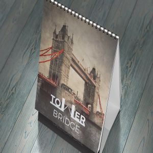 桌面日历设计展示样机模板v3 Desk Calendar Mock-Up vol.3