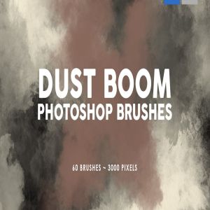 60个烟雾爆炸PS印章笔刷 60 Dust Boom Photoshop Stamp Brushes