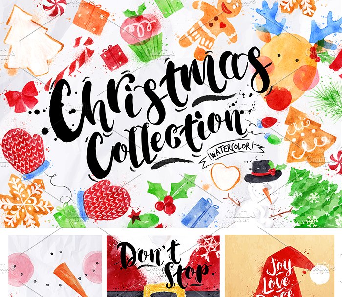 圣诞节主题设计物料素材合集 Christmas Collection