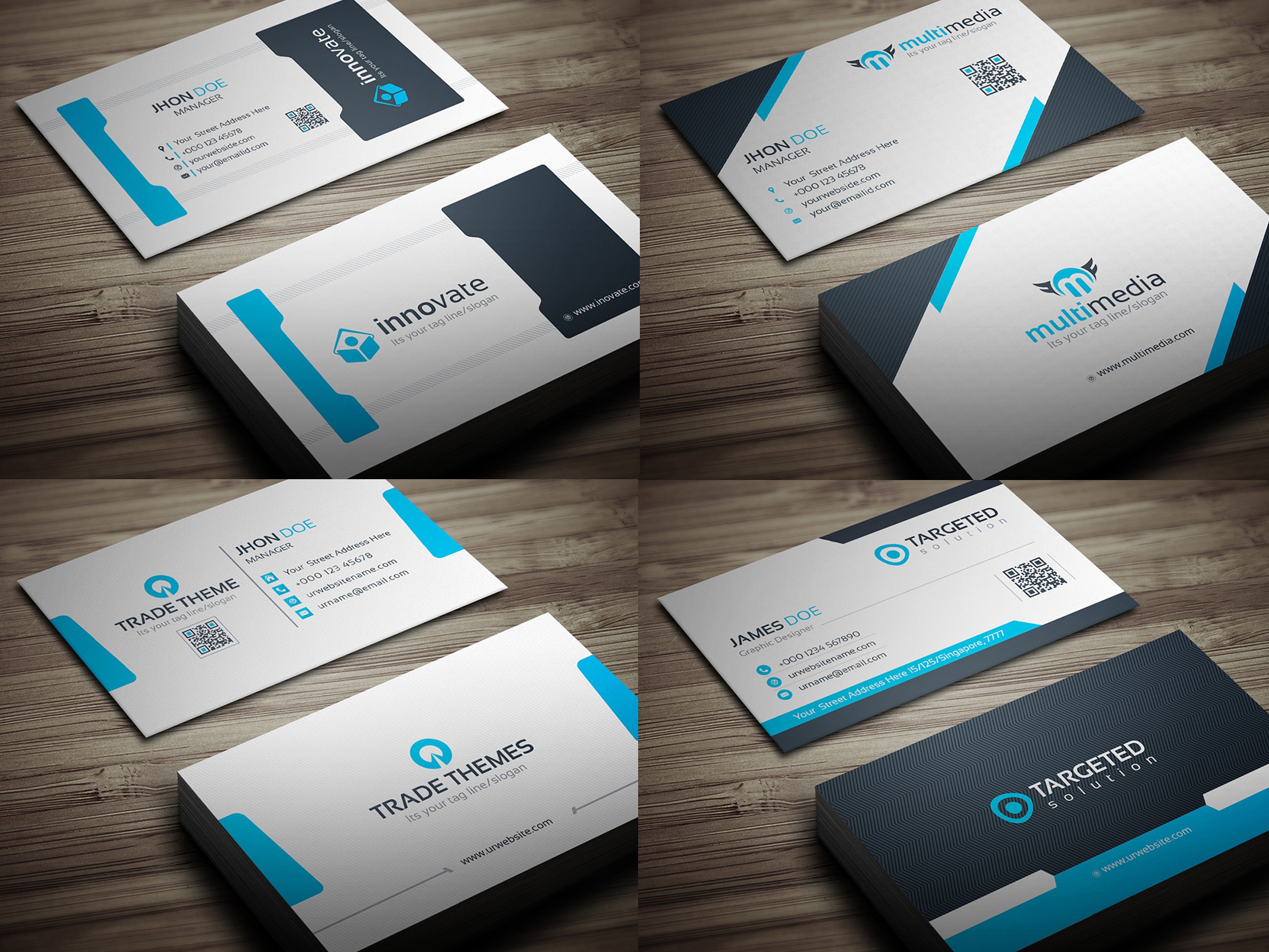 25个高品质的实用高端商务商业名片邀请函设计模板