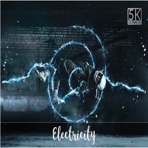 5K高清分辨率雷电光线叠层背景 5K Electricity Overlays