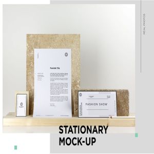 真实场景品牌宣传办公用品样机模板 Stationary Mockup Scene / Real Photos
