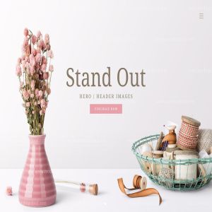 经典样机模板v3-优雅场景样机/巨无霸Banner模板 Simple Homes Mockup Vol. 3