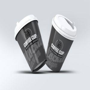 一次性咖啡纸杯外观设计样机v1 Coffee Cup Mock-Up V.1插图5