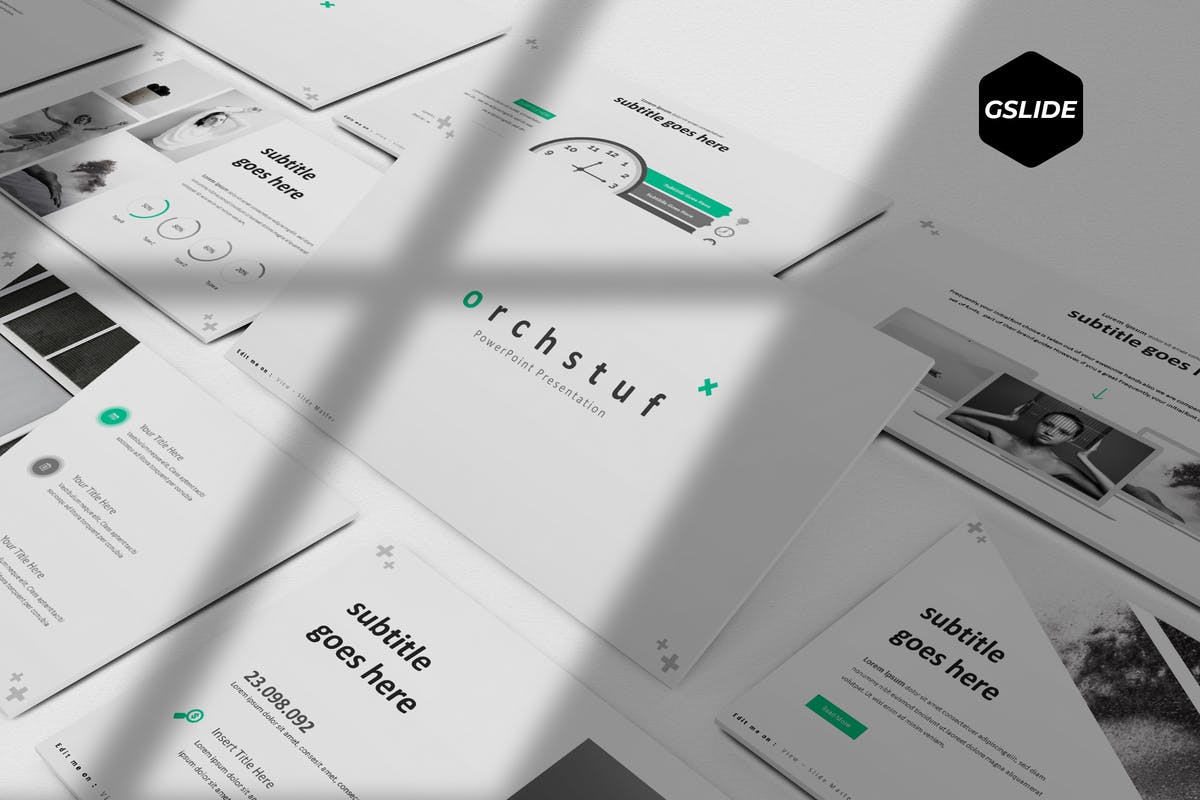 现代设计风格多功能演示业务Google Slides模板 Orch – Google Slides Template