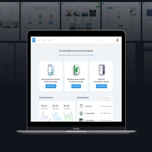 网站后台管理控制界面UI设计模板 Dashboard UI Kit | Admin Template  & UI Framework